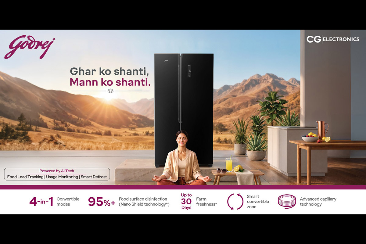 CG Electronics says Godrej refrigerators ensure 'peace of home, peace of mind' for families