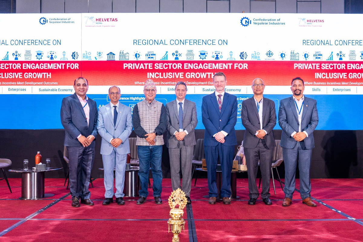 CNI, Helvetas hold regional conference, call for private sector expansion