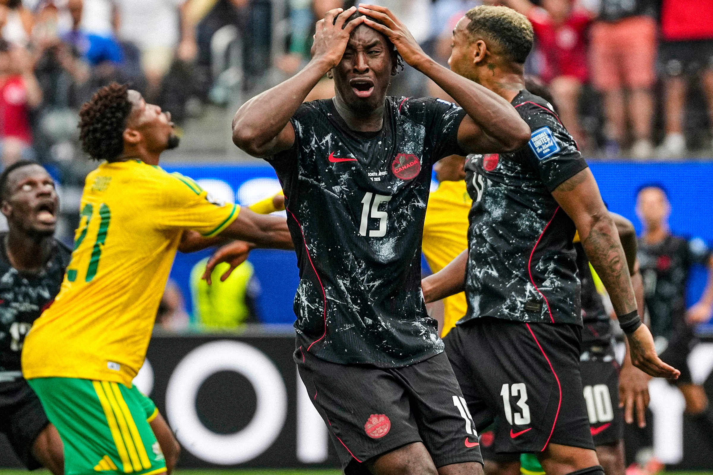 Canada Beat South Africa 1-0 with Late Winner to Reach FIFA World Cup Round of 16 for the First Time
