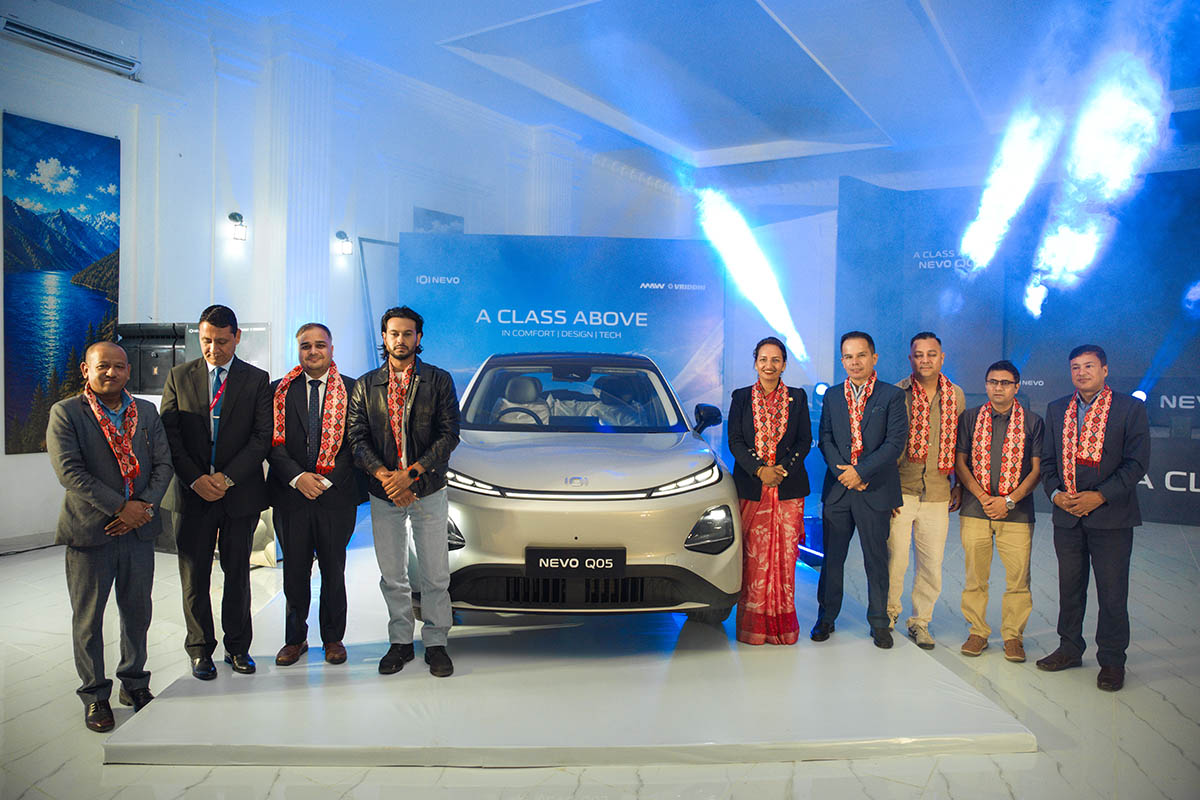 MAW Vriddhi Autocorp launches Changan Nevo Q05 electric SUV in Pokhara