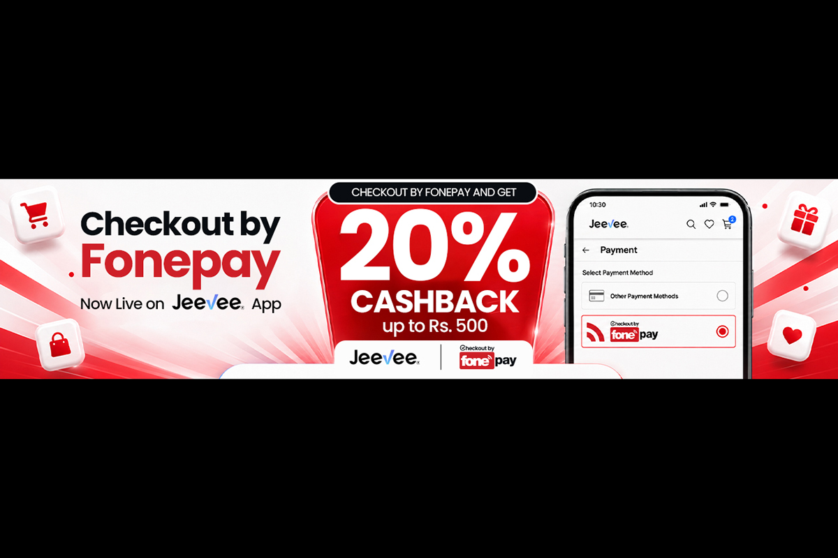 Fonepay partners with Jeevee to expand checkout service, offers 20 pc cashback
