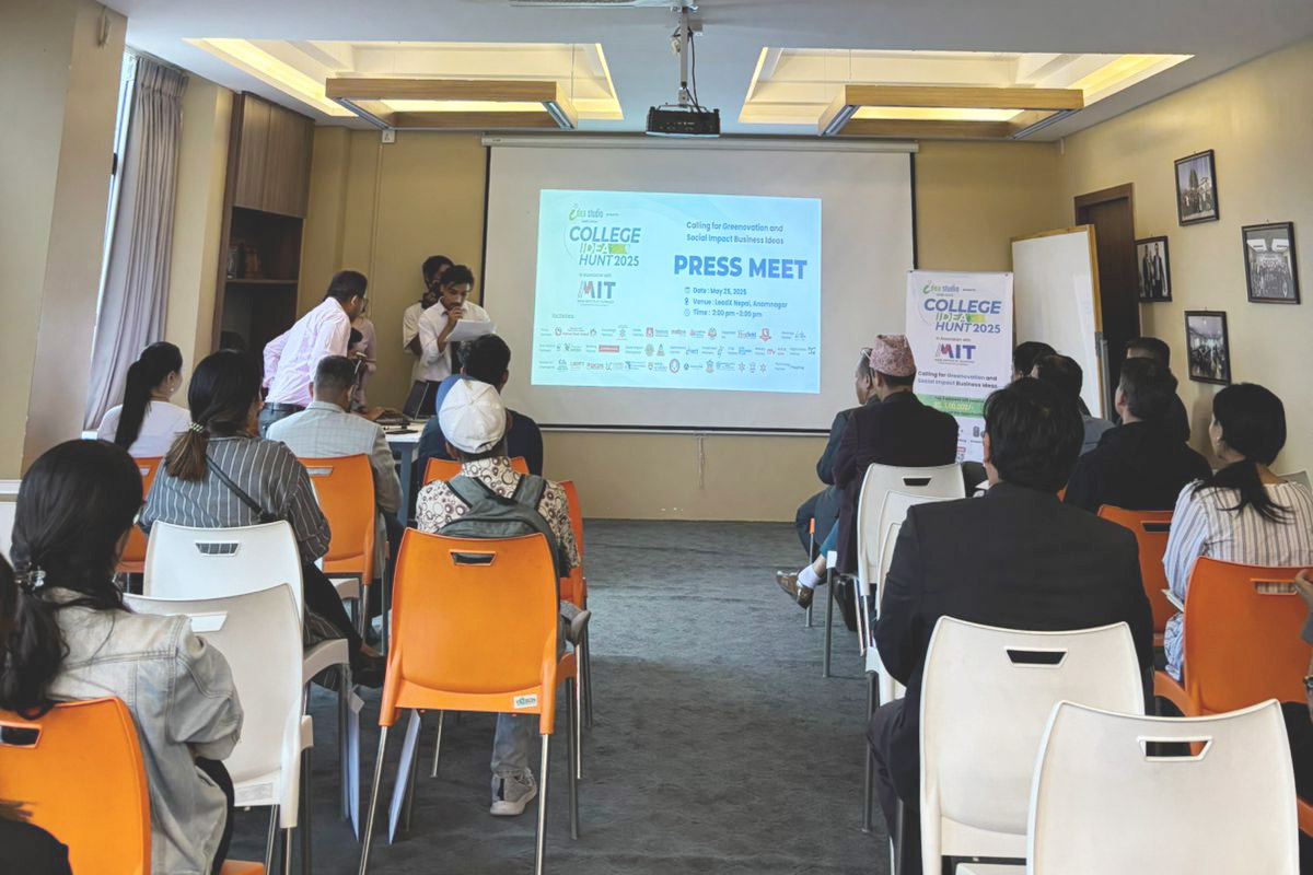 Idea Studio Nepal holds press meet for College Idea Hunt 2025