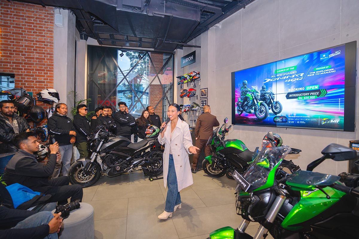 Bajaj Nepal unveils upgraded Dominar 400 in Kathmandu