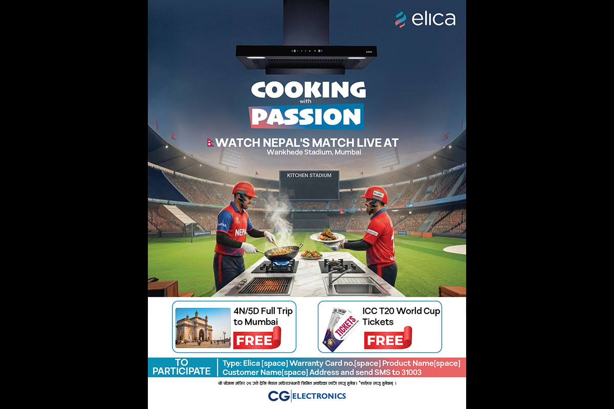 Elica launches gift scheme; offers ICC T20 World Cup tickets to Nepali buyers
