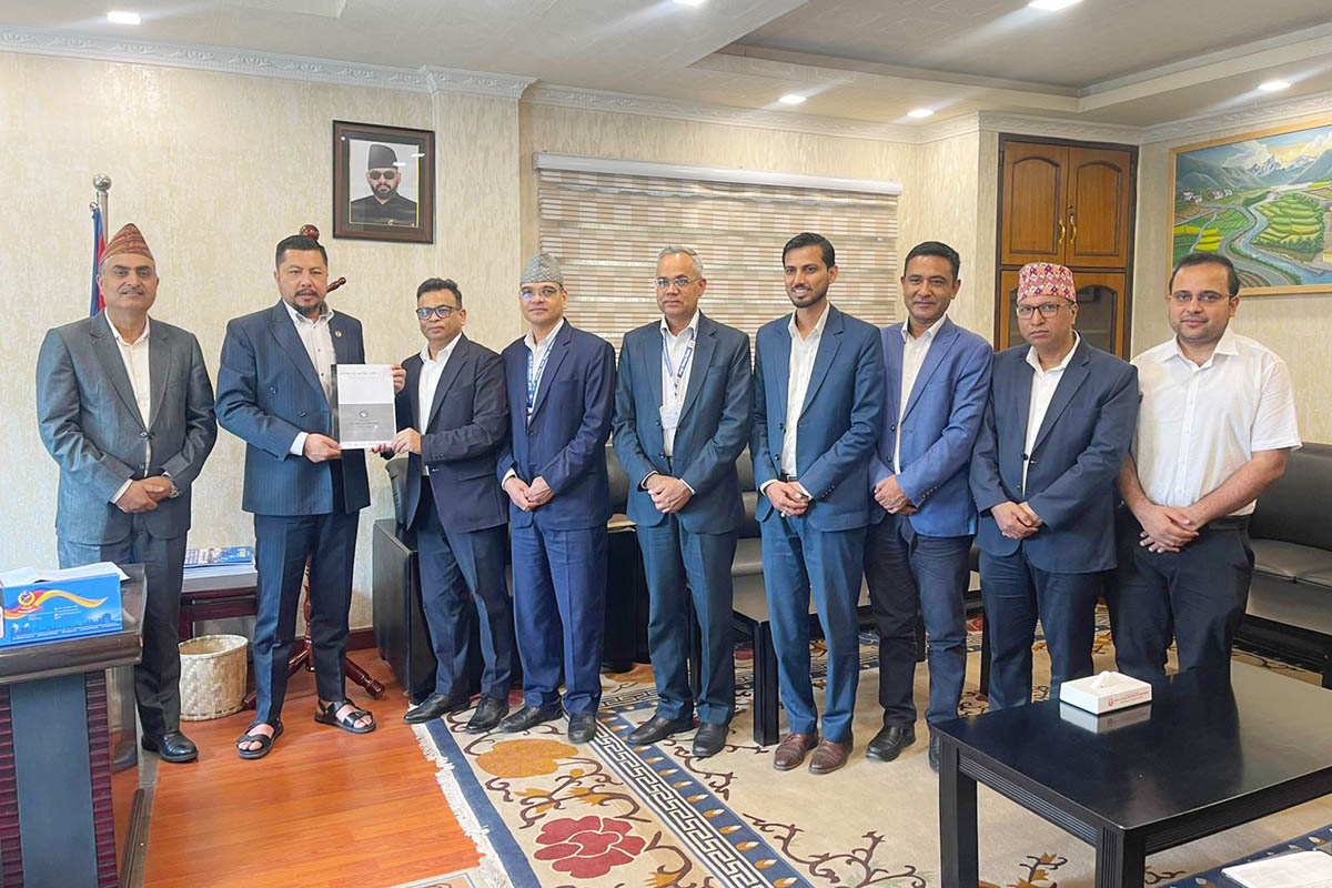 'Energy Consumption Growth and Export Strategy-2083 BS' submitted to Minister Shrestha