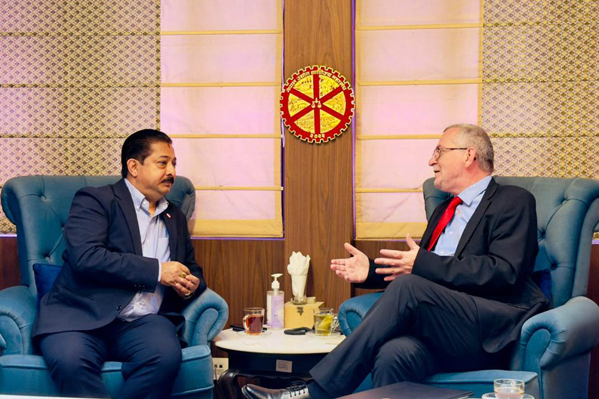 FNCCI Senior VP Shrestha, Slovenian ambassador discuss trade and investment