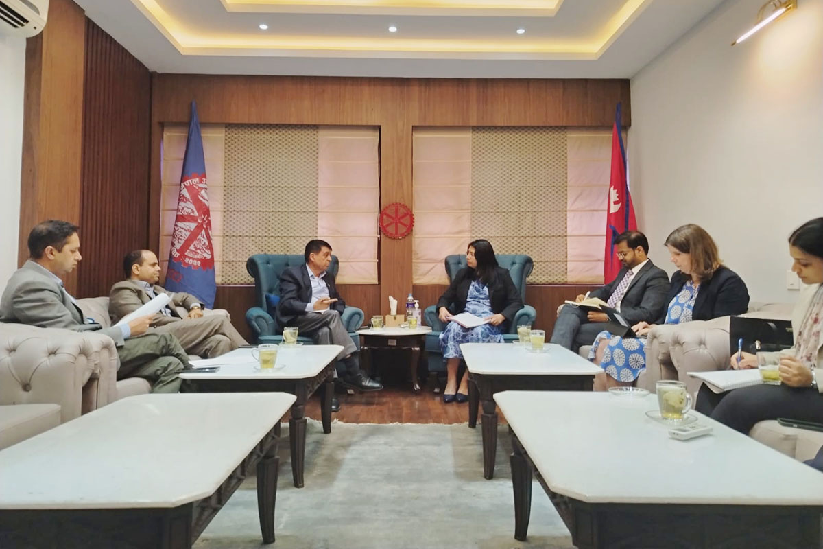 FNCCI president meets IMF Nepal mission chief, discusses economic policies