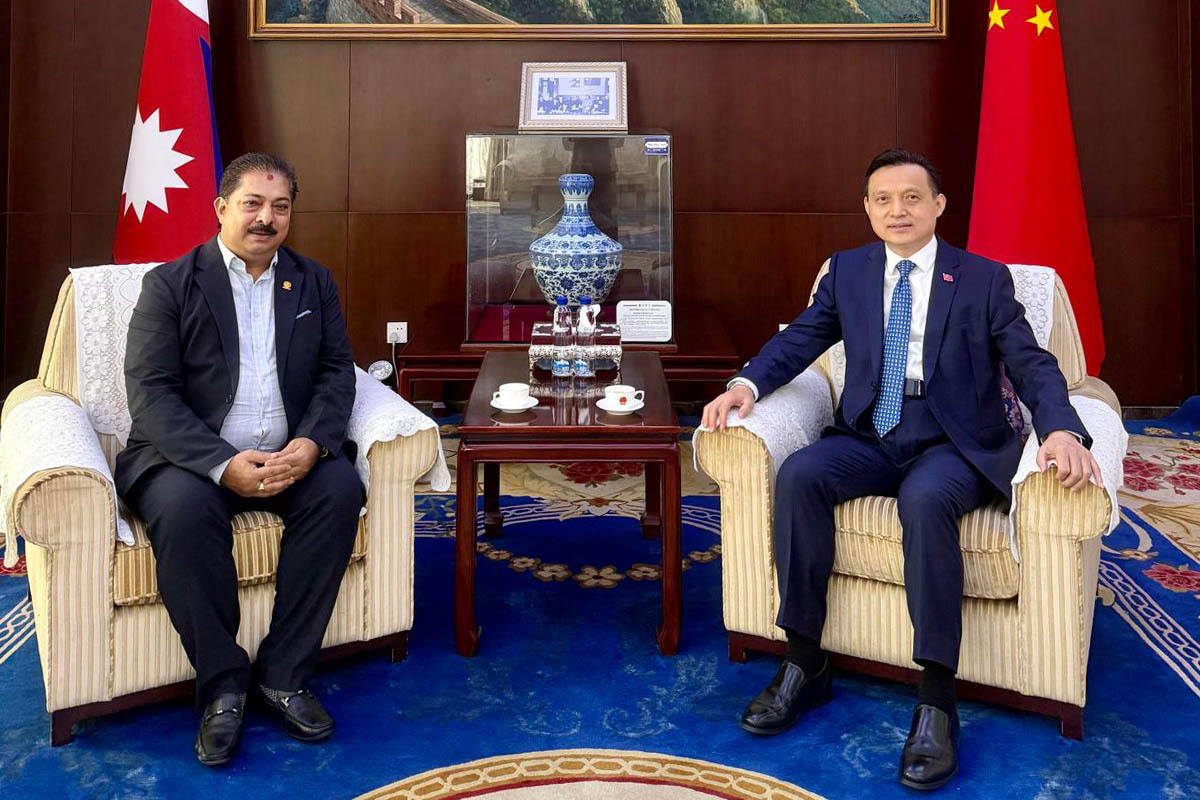 FNCCI president urges Chinese ambassador to help reopen Tatopani border point