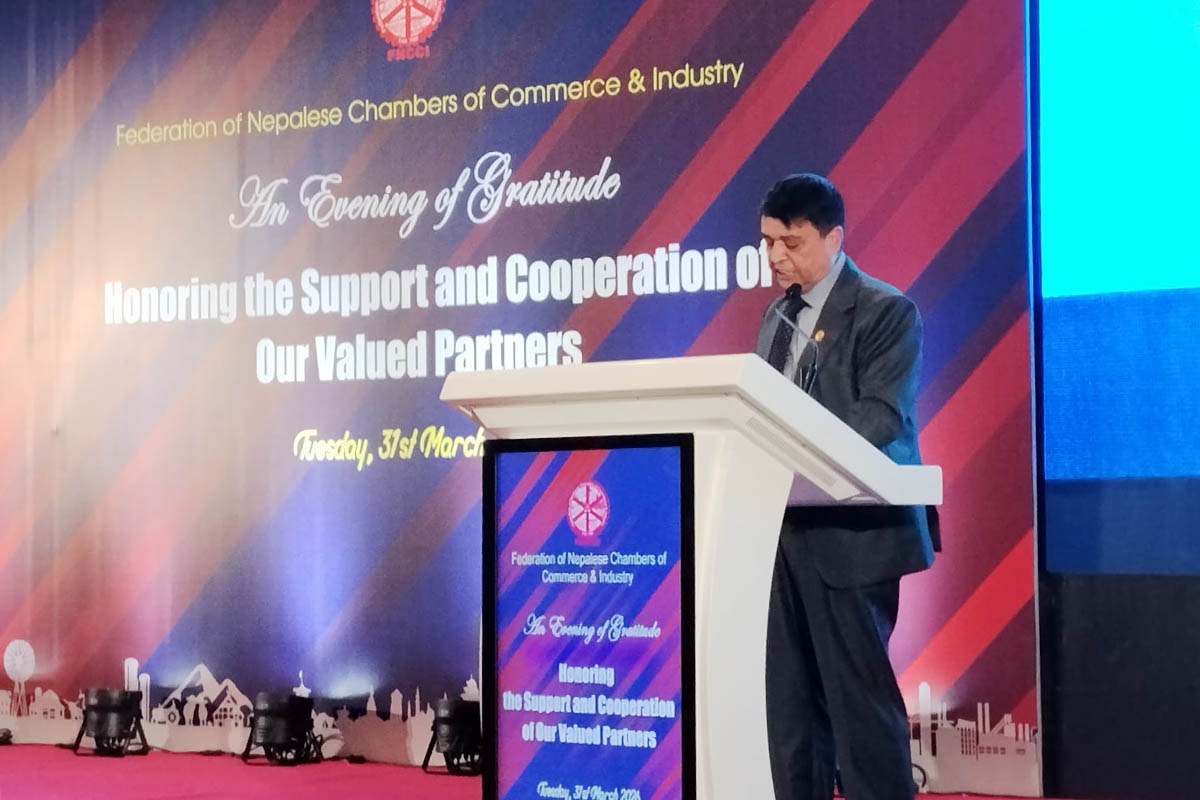FNCCI president praises int'l community for investment, private sector growth in the country