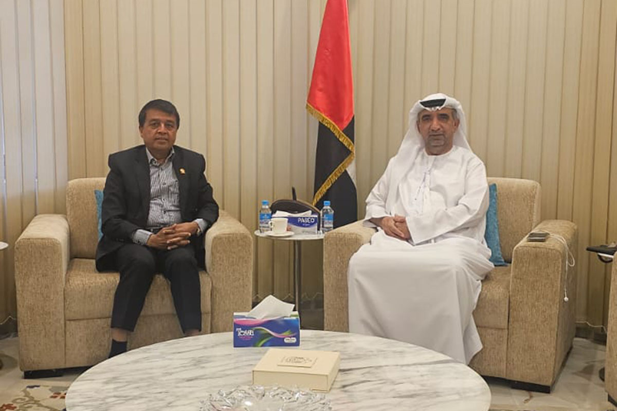 FNCCI President Dhakal meets UAE, Mongolian ambassadors