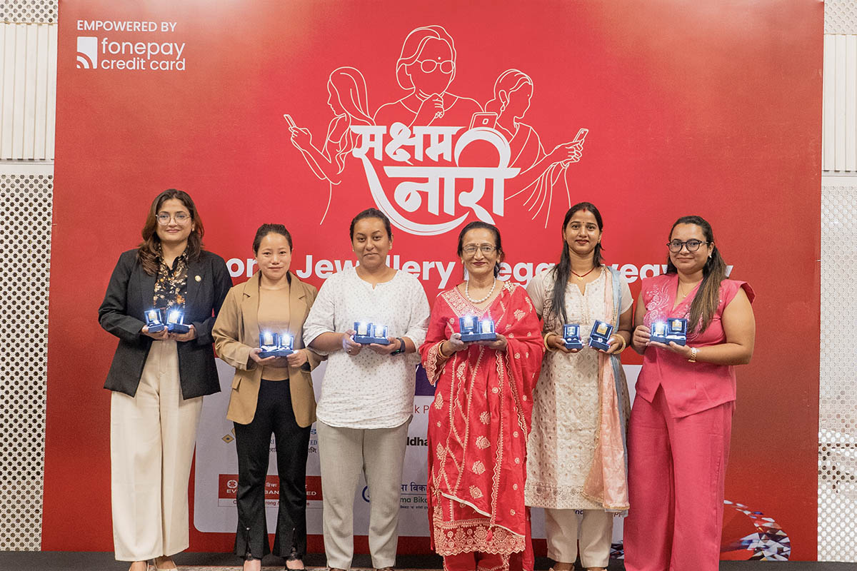 Fonepay concludes 'Sakshyam Naari' campaign with jewellery handover in Lalitpur