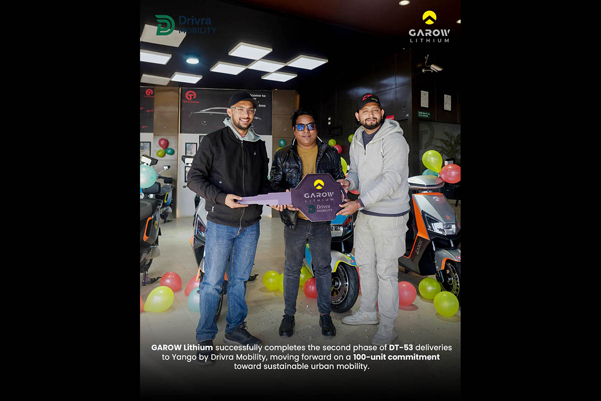 Garow completes second‑phase delivery of DT‑53 scooters to Yango by Drivra Mobility