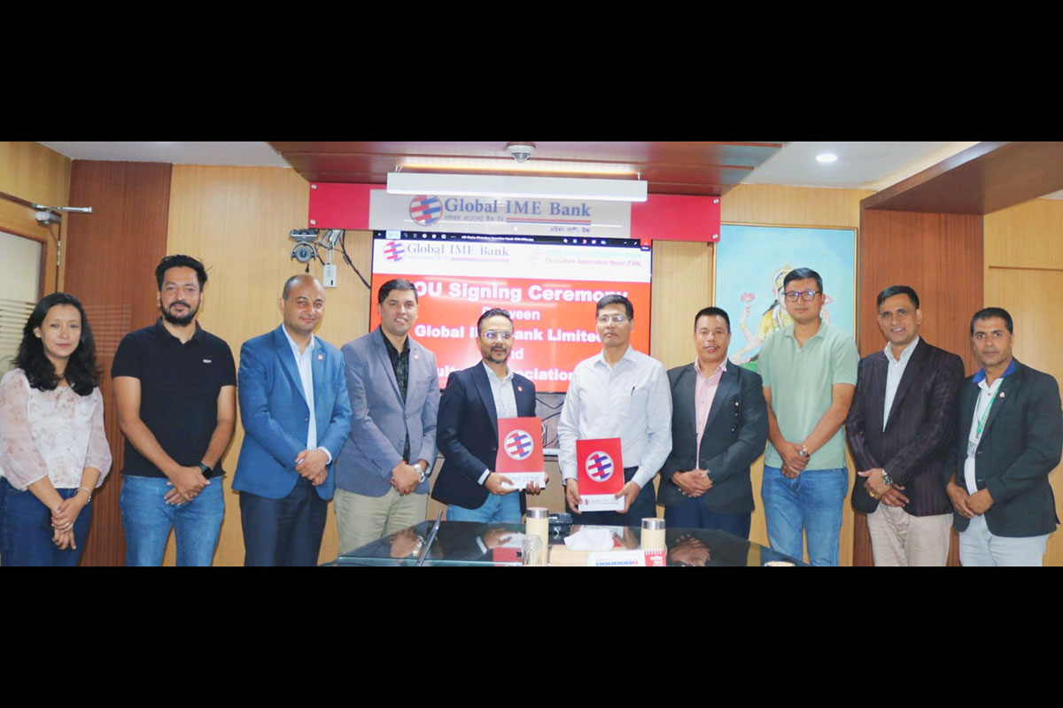 Global IME Bank signs MoU with FAN to provide greenhouse loans