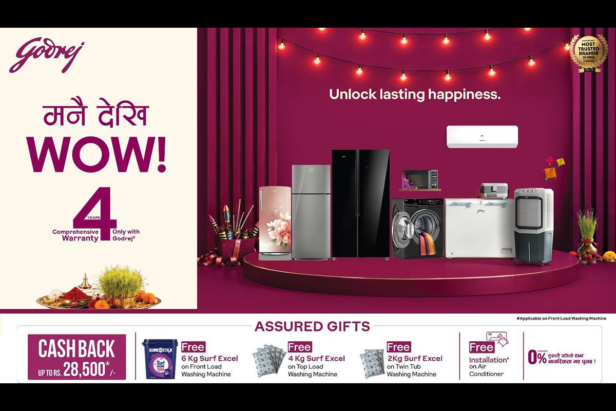 Godrej Appliances launches 'Manaidekhi WOW!' festive scheme