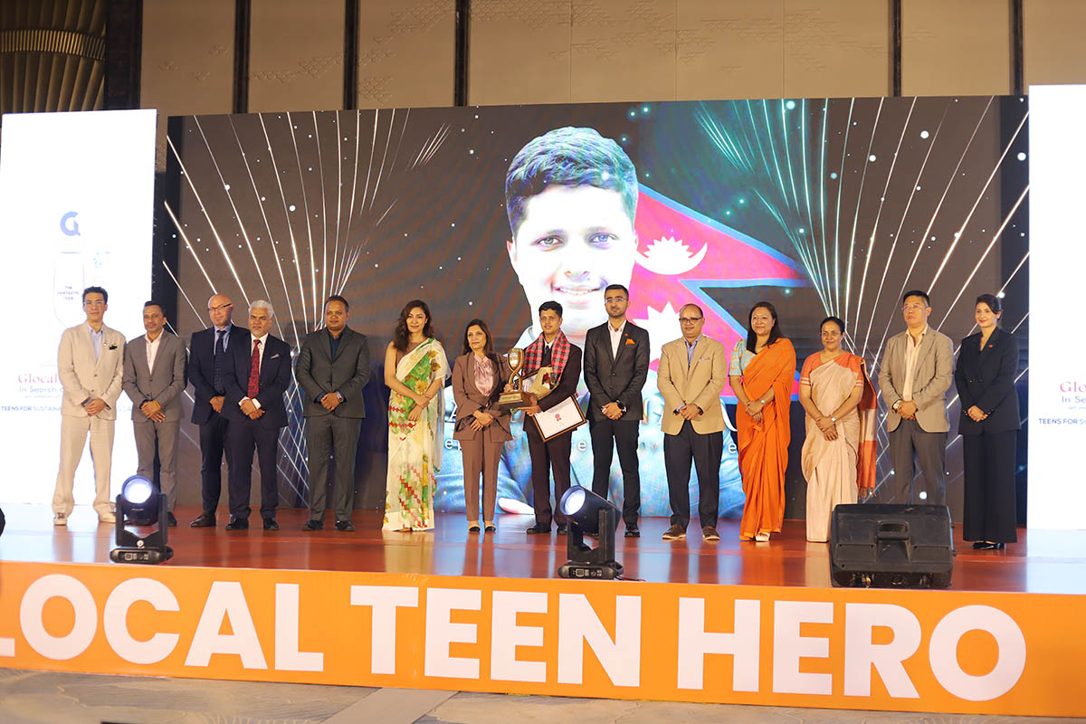 Nepali climate activist Atal Dev Dhakal wins Glocal Teen Hero South Asia 2026 title
