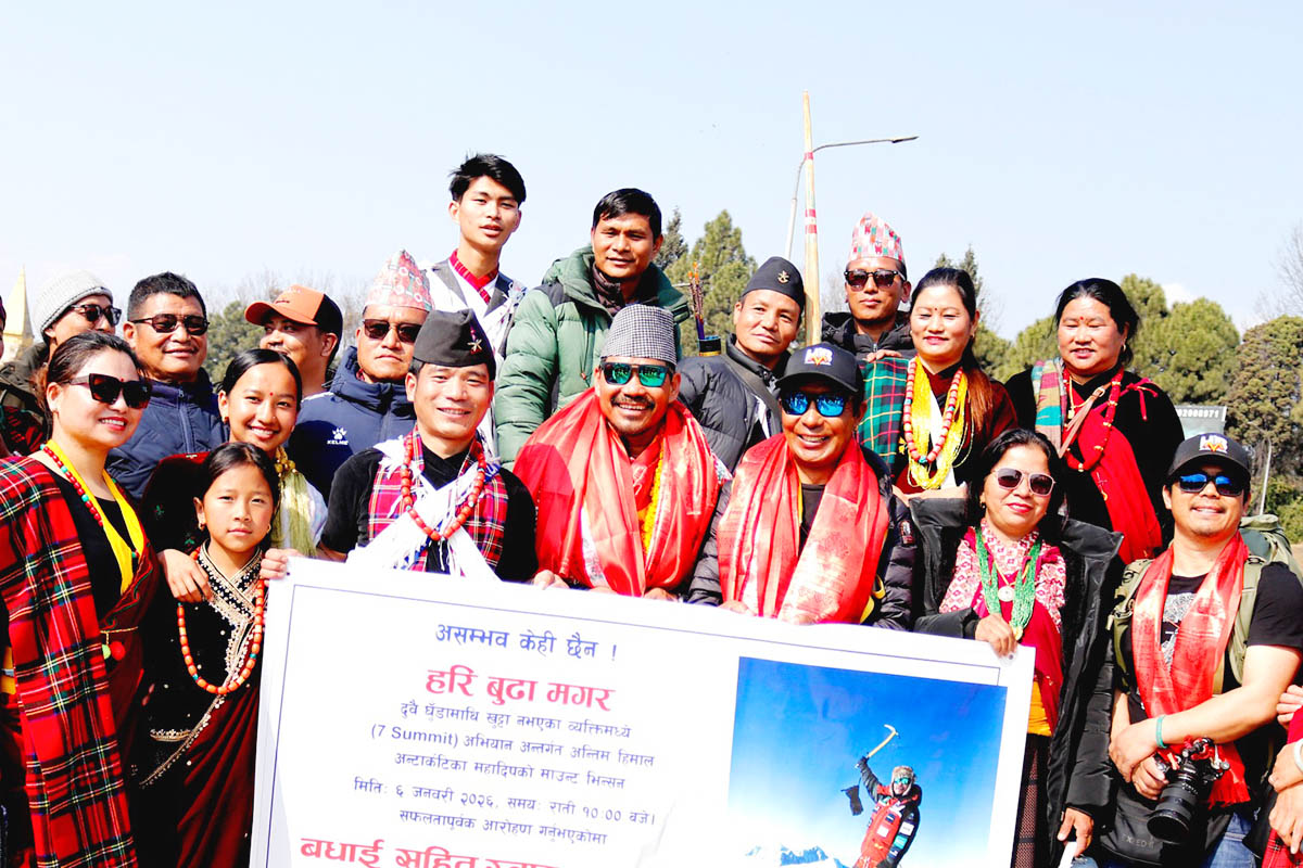 Hari Budha Magar becomes first double above-knee amputee to complete Seven Summits