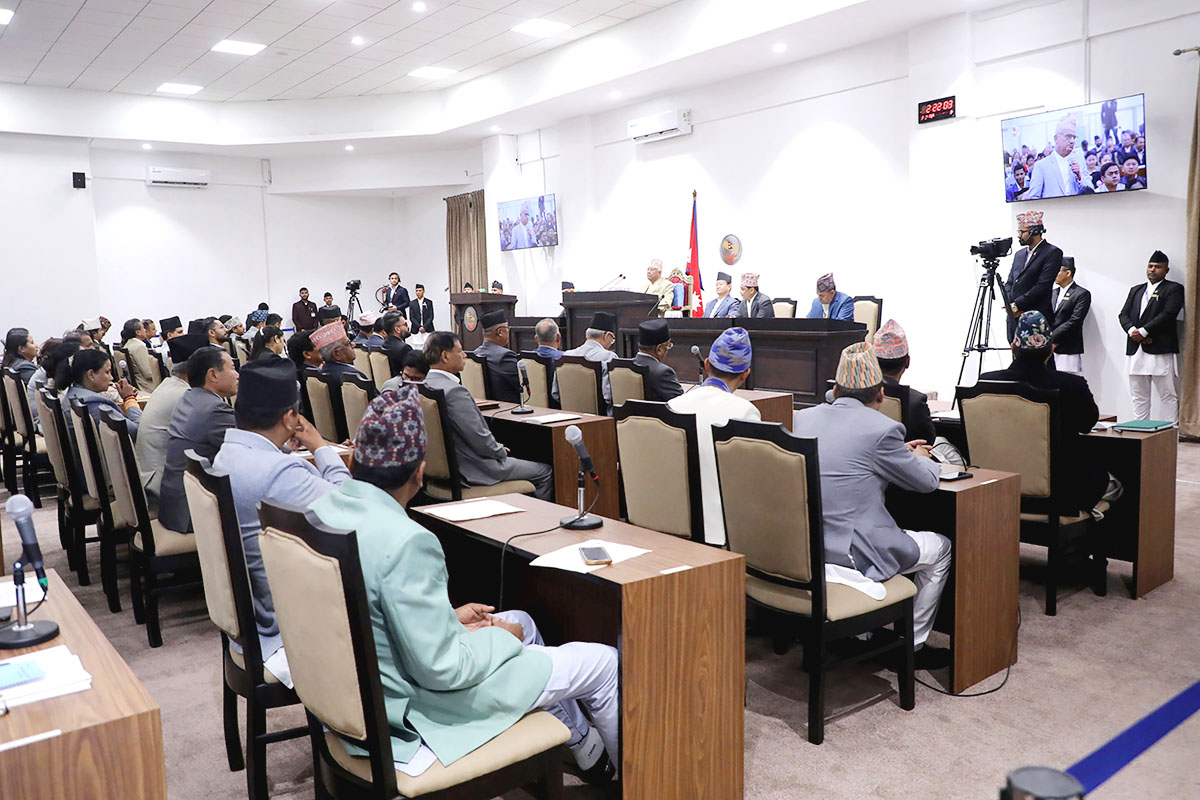 First session of HoR commences