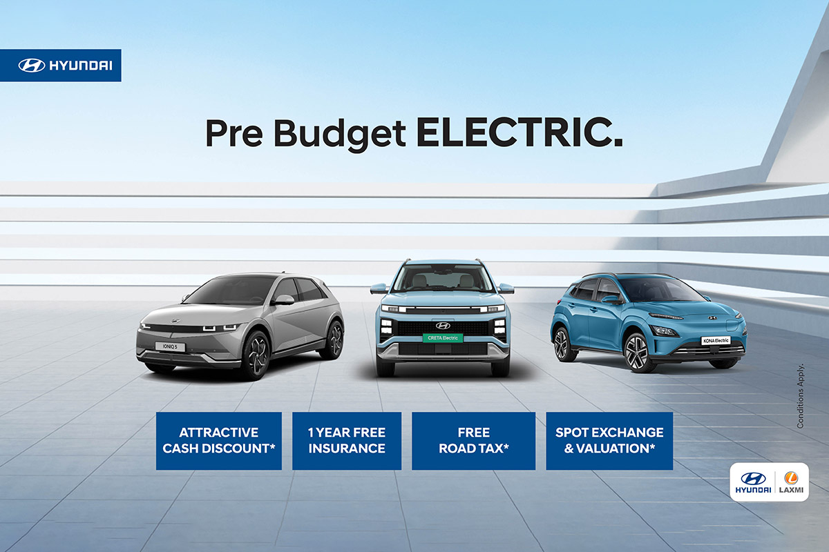 Laxmi Intercontinental launches pre-budget discount scheme for Hyundai electric vehicles