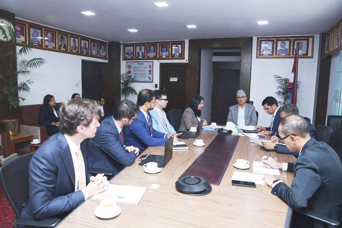 IMF mission chief meets Finance Minister Paudel for sixth ECF review