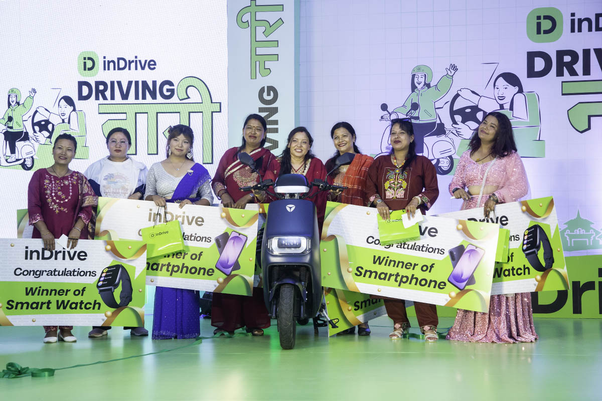 inDrive Nepal completes 1st phase of 'InDrive Driving Nari ' initiative