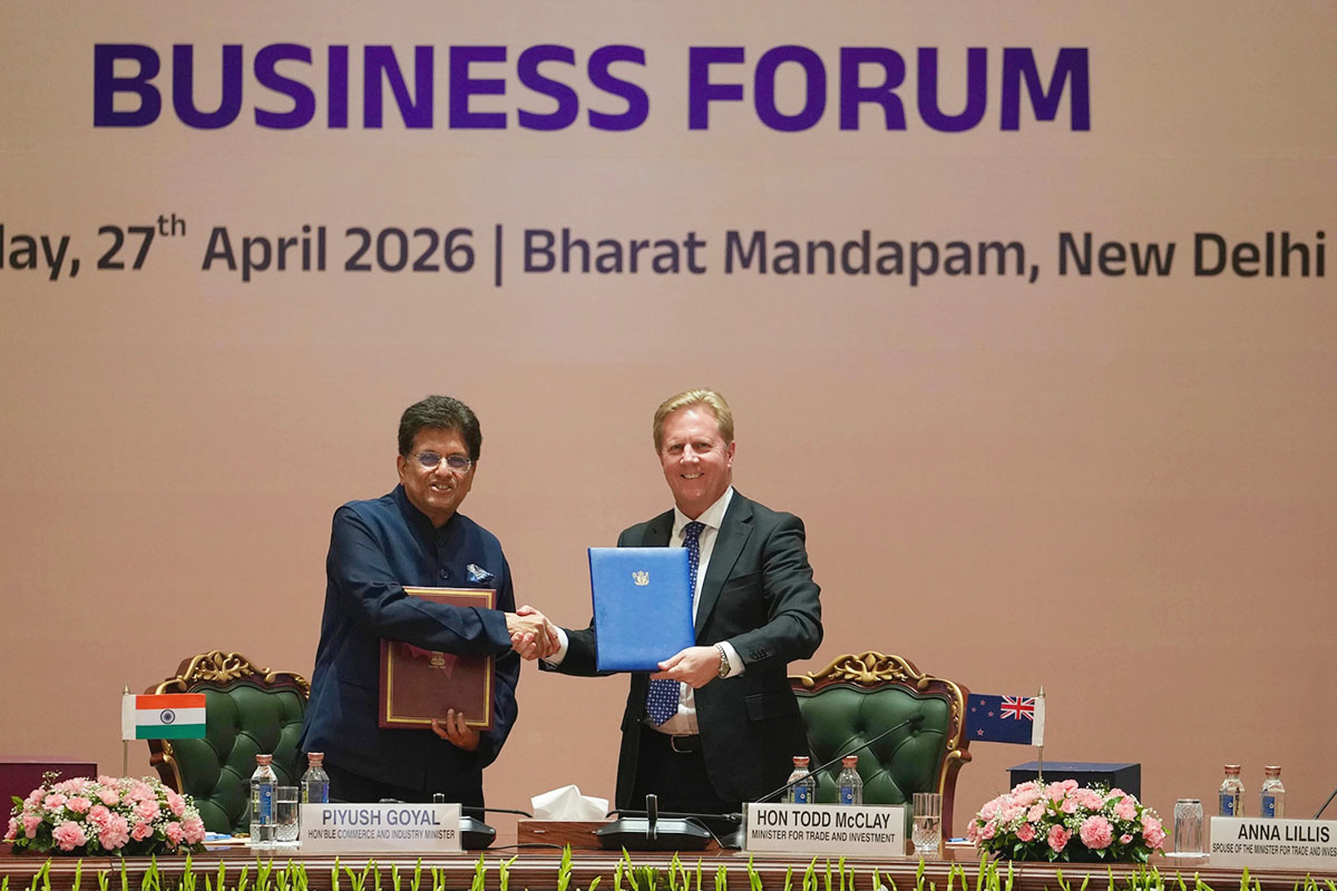 India, New Zealand sign free trade agreement to deepen economic ties