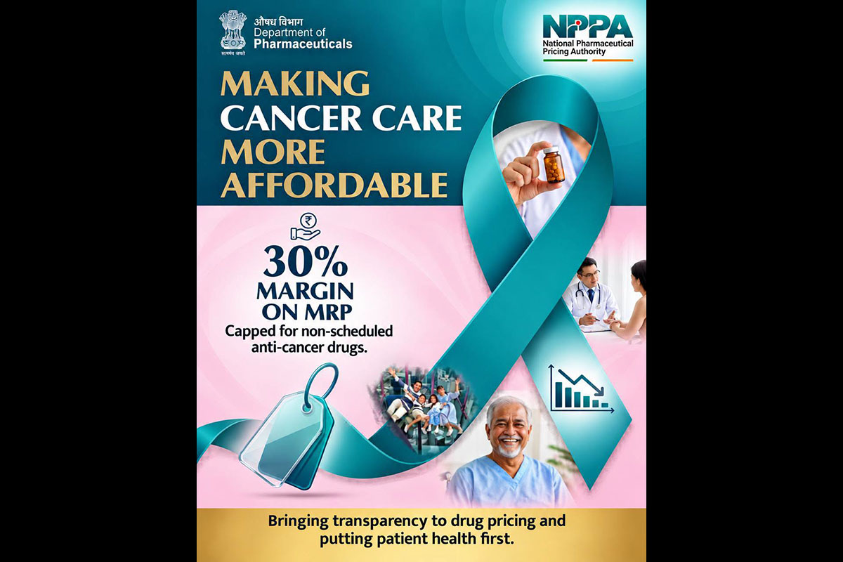 India imposes 30 pc margin cap on cancer medicines prices