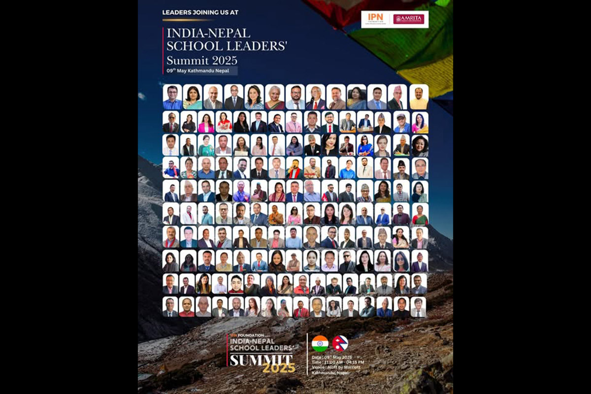 India-Nepal School Leaders’ Summit 2025 taking place today