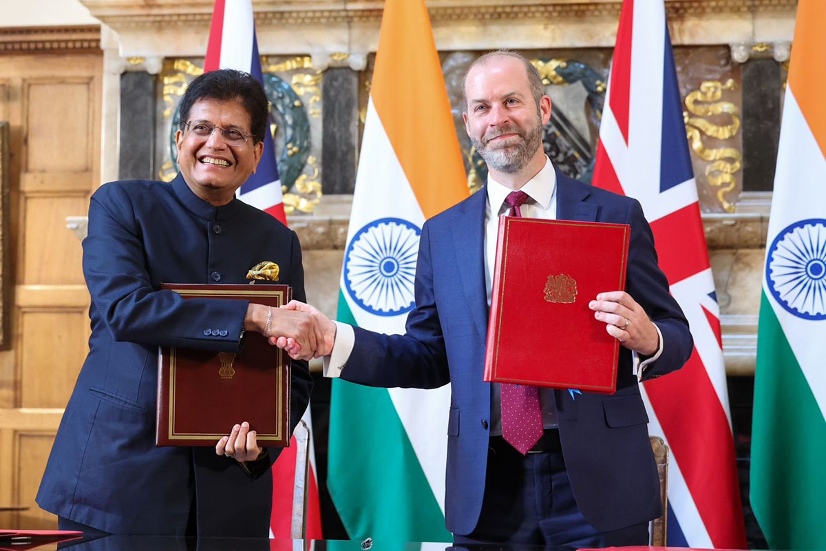 Modi hails signing of India–UK free trade agreement