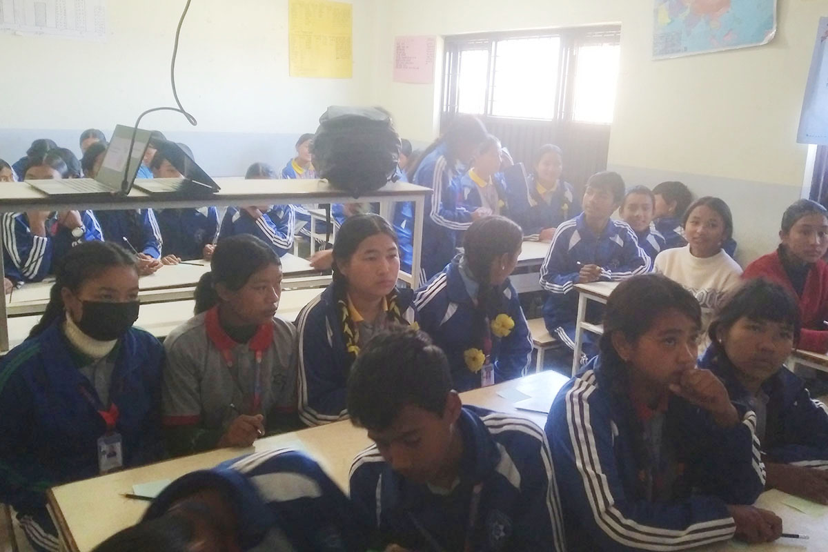 Infinite Nepal holds free health check-up, awareness camp at Shree Saraswati Secondary School in Kavre
