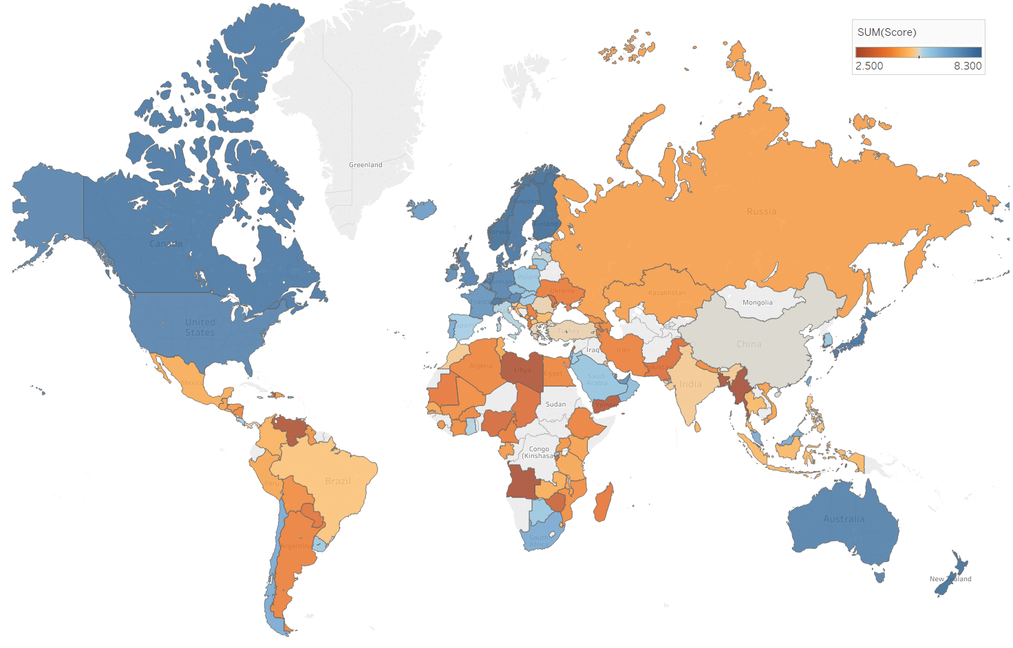 Nepal ranks 97 out of 128 countries in International Property Rights Index