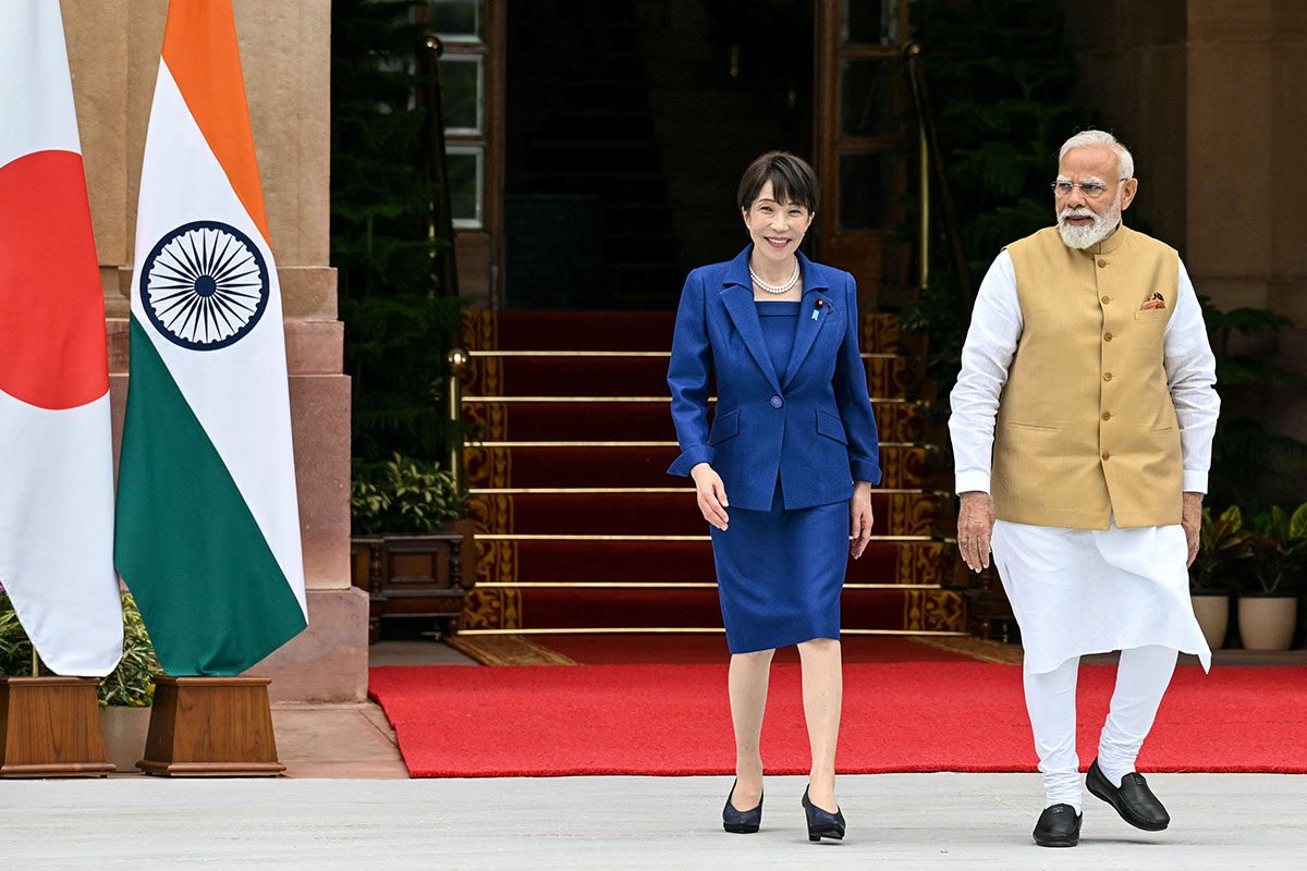Japan's PM Takaichi arrives in New Delhi for three-day visit