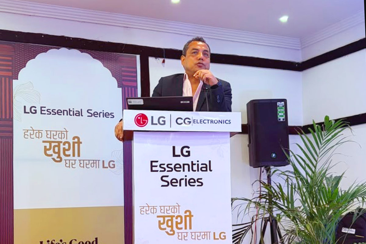 LG Electronics Singapore, CG Electronics launch 'Essential Series' home appliances in Nepalgunj