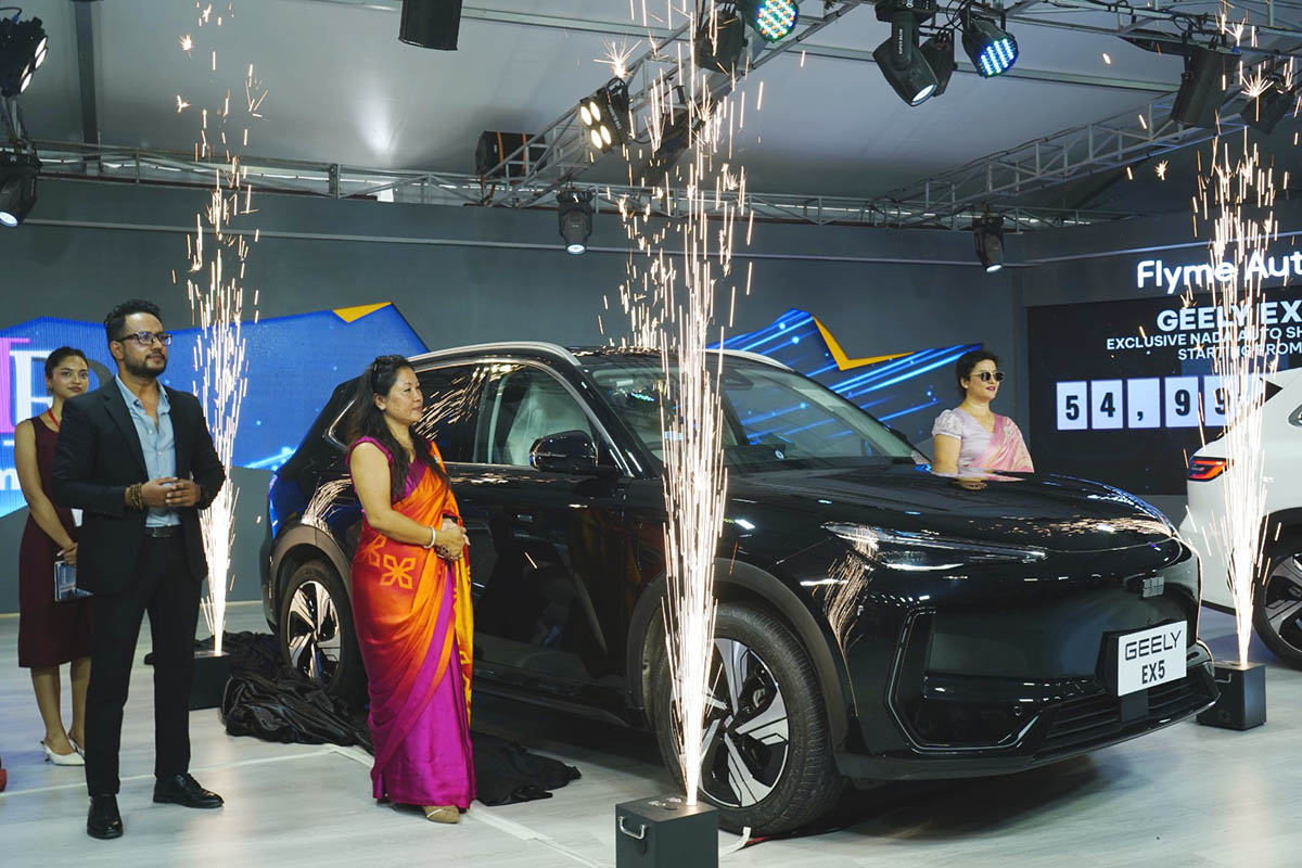 LRR Motors launches Geely EX5,  JY Air at NADA Auto Show
