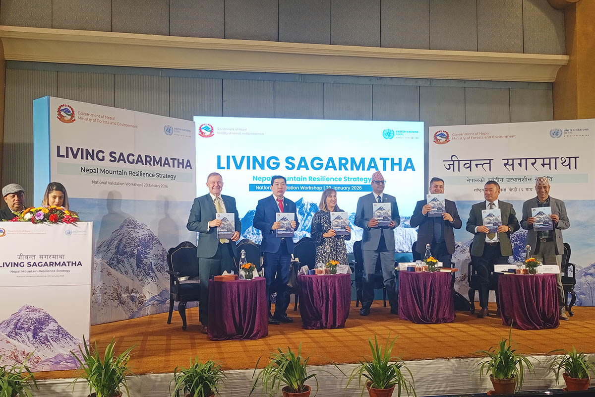 MoFE releases 'Living Sagarmatha' mountain resilience strategy