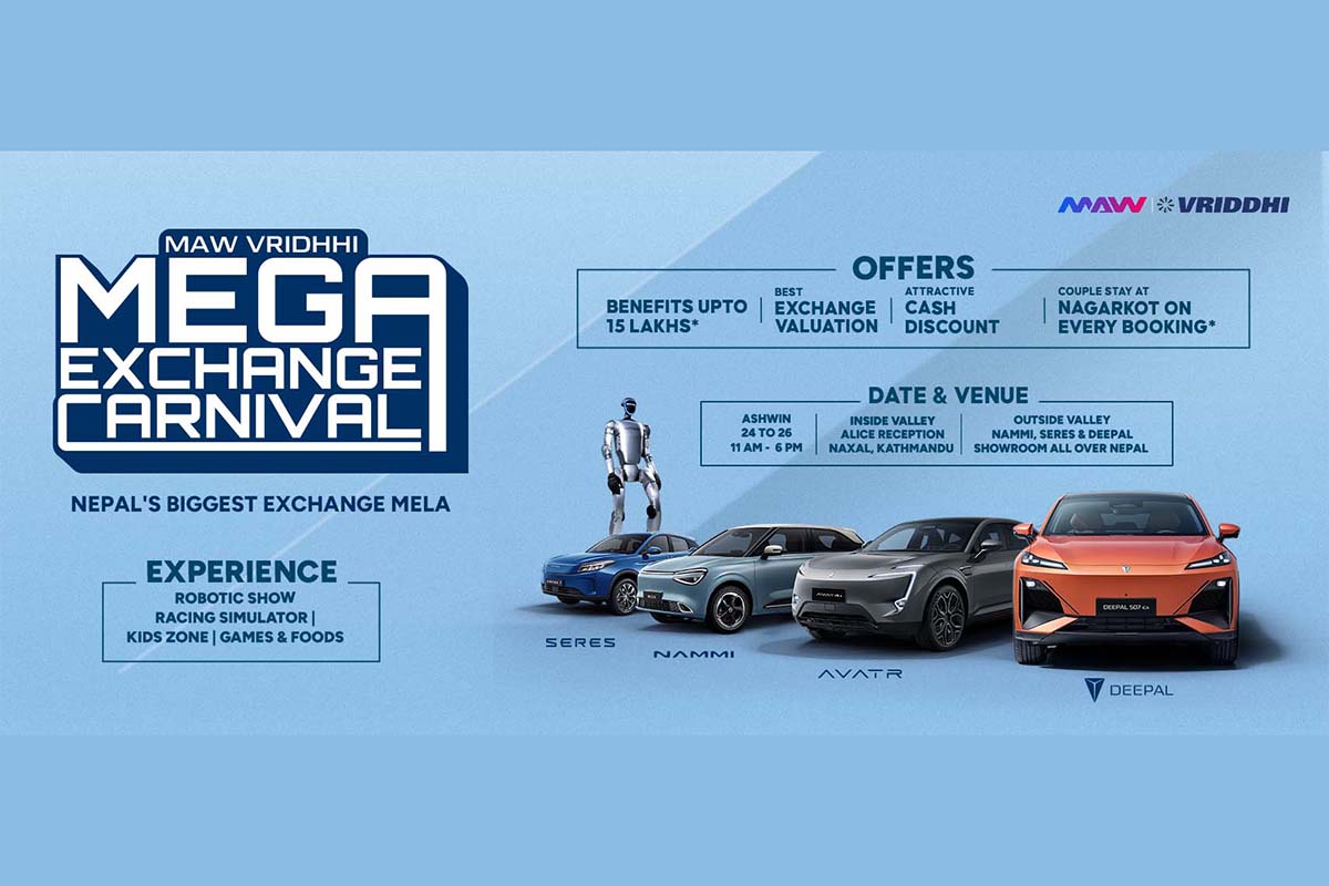 MAW Vriddhi to host Nepal’s biggest EV exchange fair from Friday