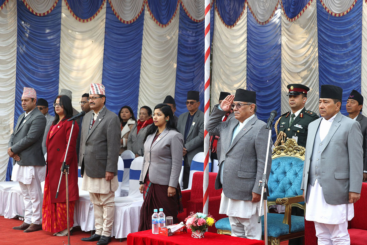 Martyrs Day: PM Dahal honours martyrs, commits to fulfilling their dreams