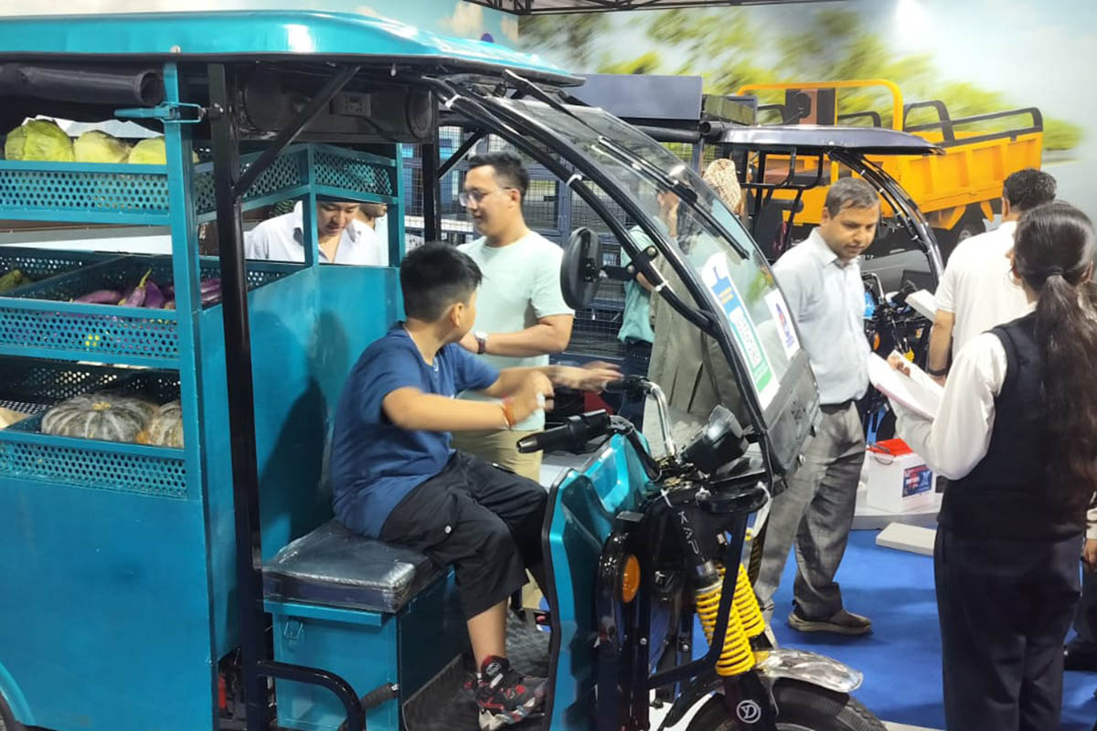Megatech’s Nepal-made Samurai e-rickshaws draw crowd at NAIMA Expo
