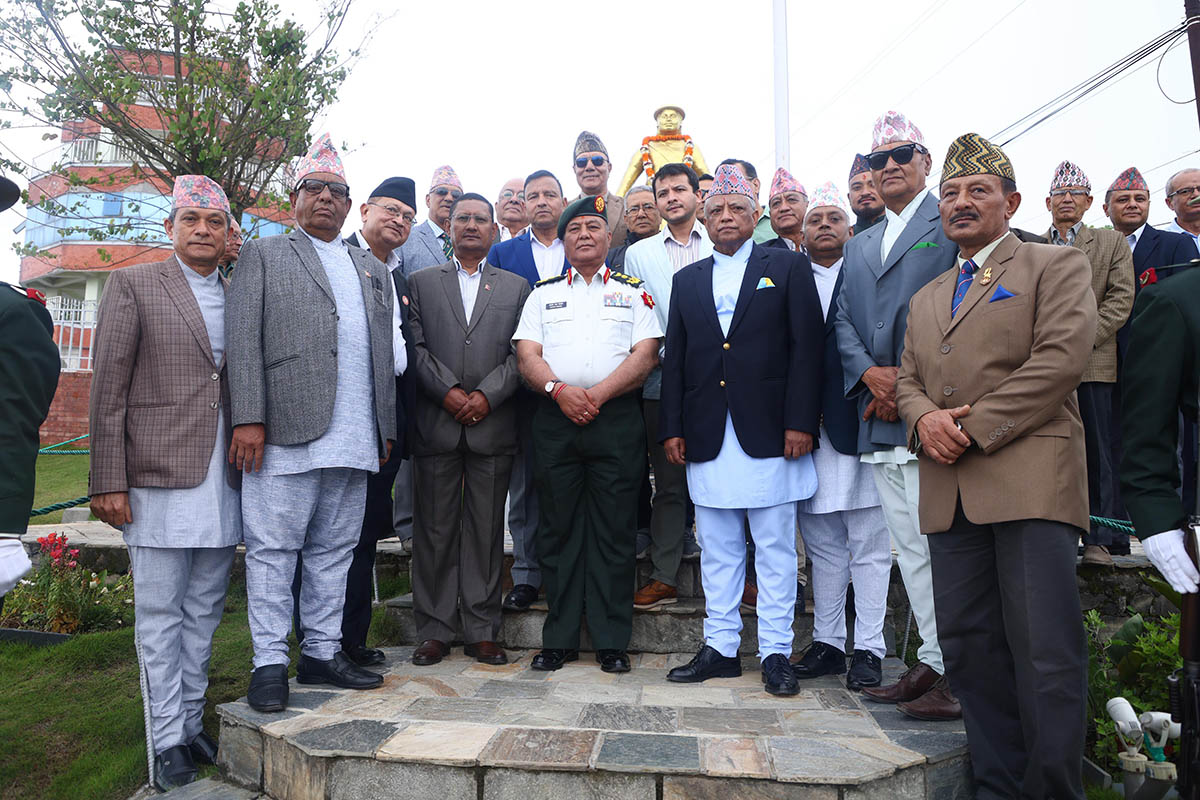 Memorial service held to mark 268th anniversary of Kaji Pande's demise in battle