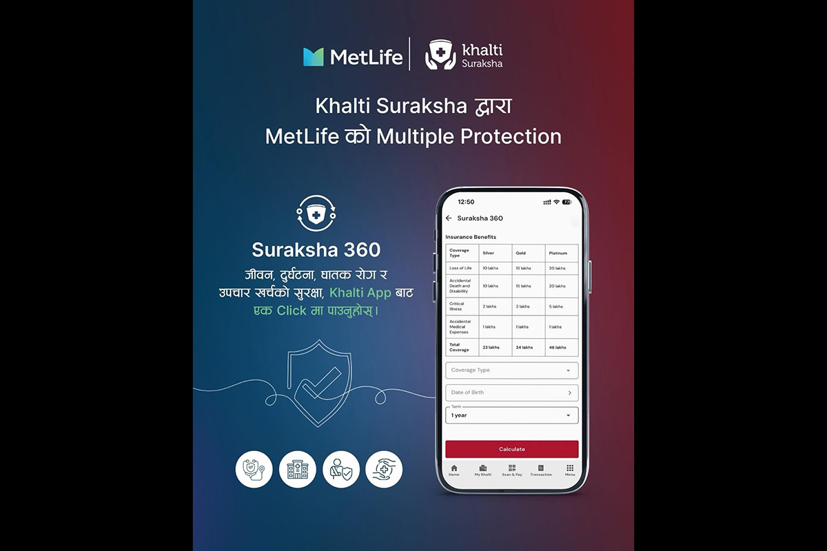 MetLife Nepal, Khalti Suraksha launch digital insurance plan on Khalti app