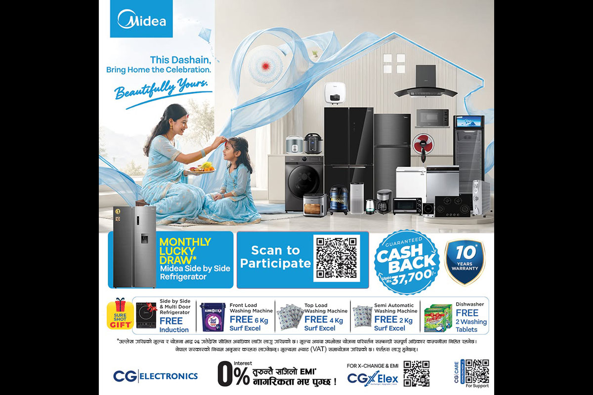 Midea launches Dashain festive scheme offering cashback and gifts