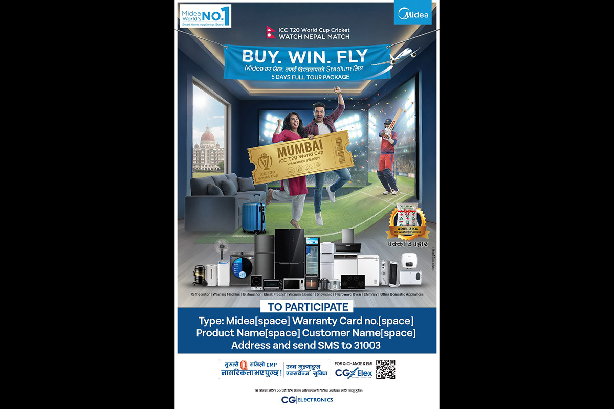 Midea offers Mumbai trip to watch Nepal in ICC T20 World Cup