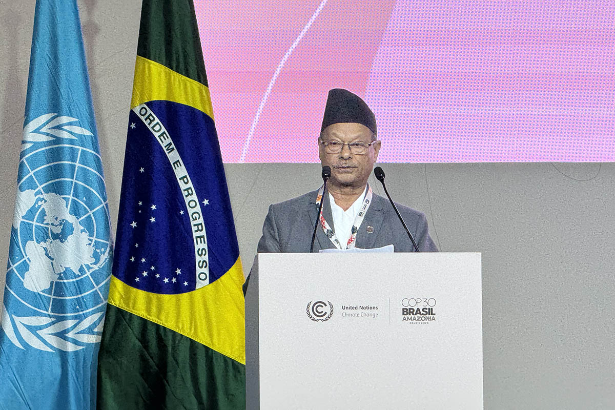 Agriculture Minister Pariyar reaffirms commitment to climate justice at COP30 in Brazil
