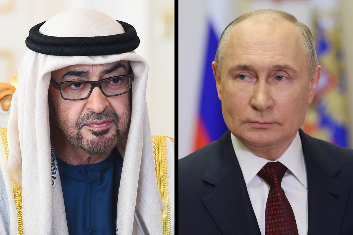Presidents of UAE, Russia discuss Middle East situation over phone
