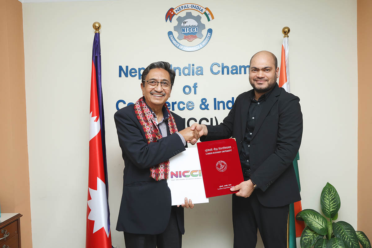 NICCI, LBU sign MoU to enhance academic–industry collaboration, promote Lumbini