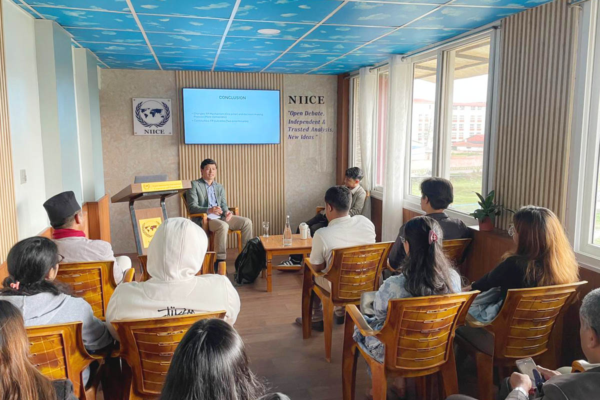 NIICE hosts discussion on Nepal's foreign policy after abolition of monarchy