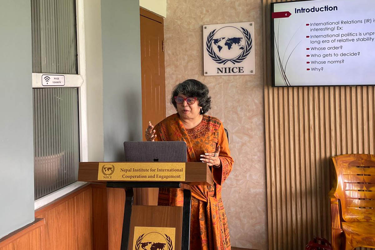 NIICE holds discussion on reimagining South Asia in a plurilateral world order
