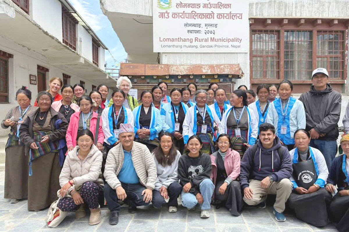 NIRI conducts senior citizen care training for health volunteers in Lomanthang, Upper Mustang