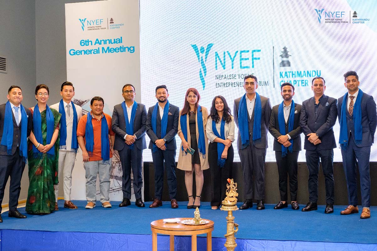 NYEF Kathmandu concludes 6th AGM; elects Abhimanyu Golchha as new president