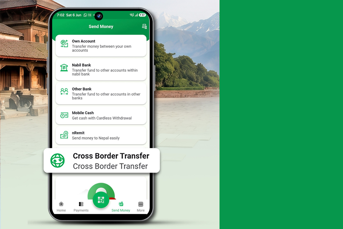 Nabil Bank launches real-time P2P remittance between Nepal, India via nBank app