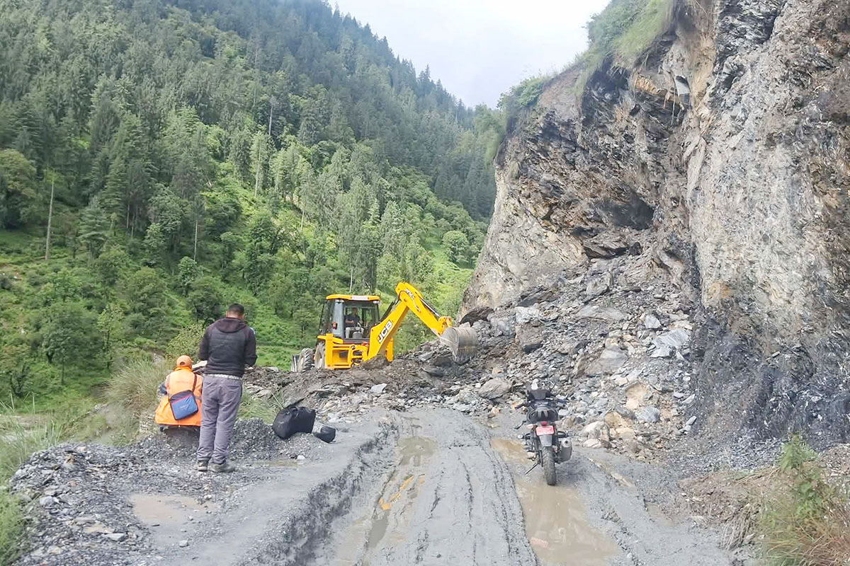 Rain-triggered landslides, erosion block nine road sections in Nepal